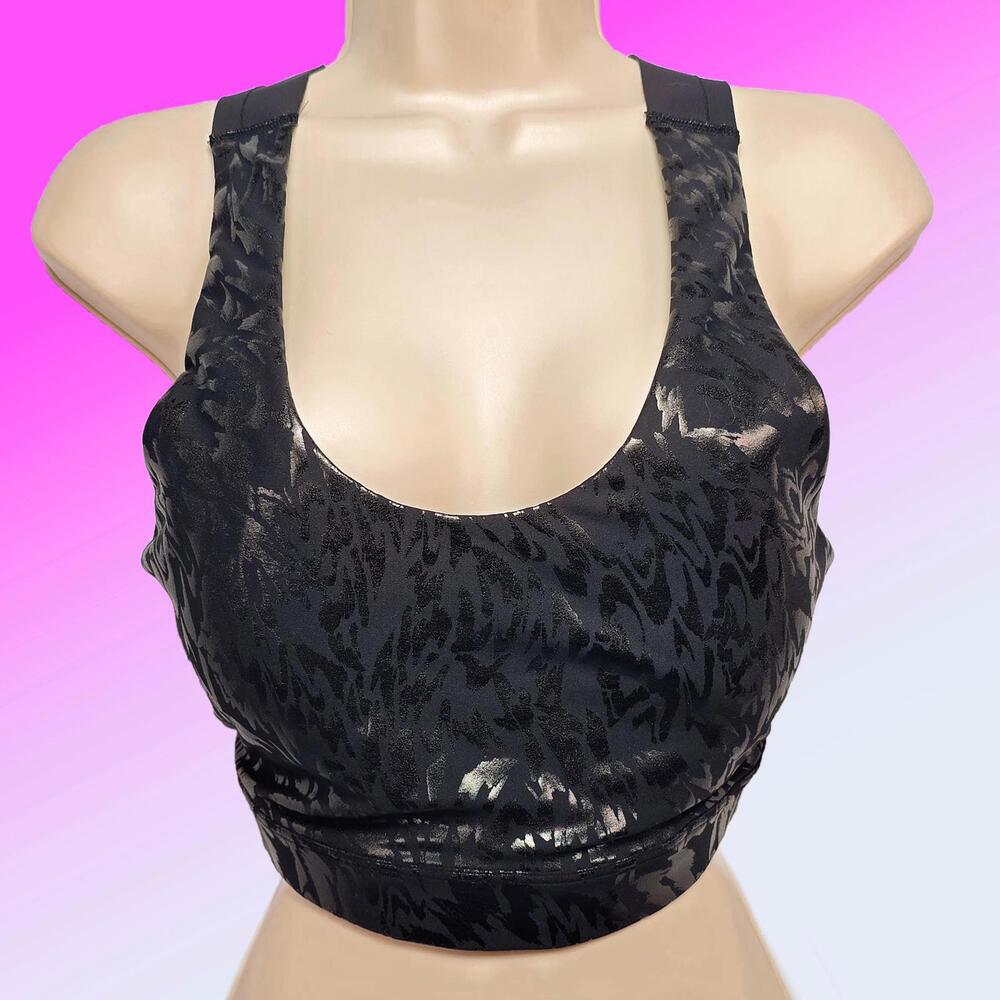 NWT Old Navy Active Stretchy Black Sports Bra